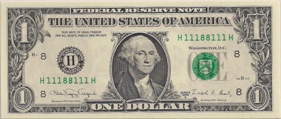 bookeend serial number dollar bill - bills worth more than face value