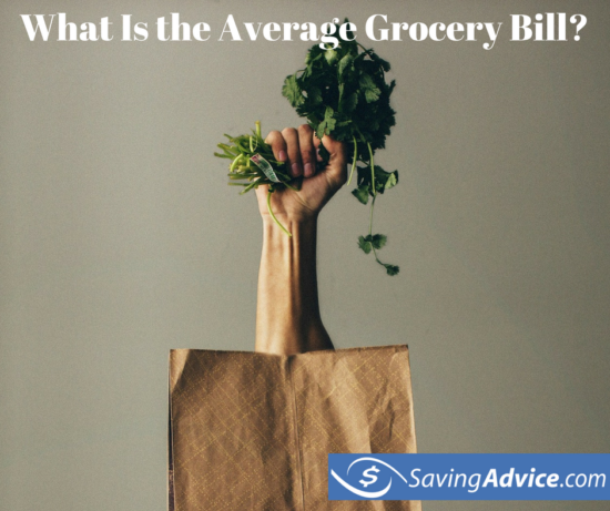 family of 5 average grocery bill