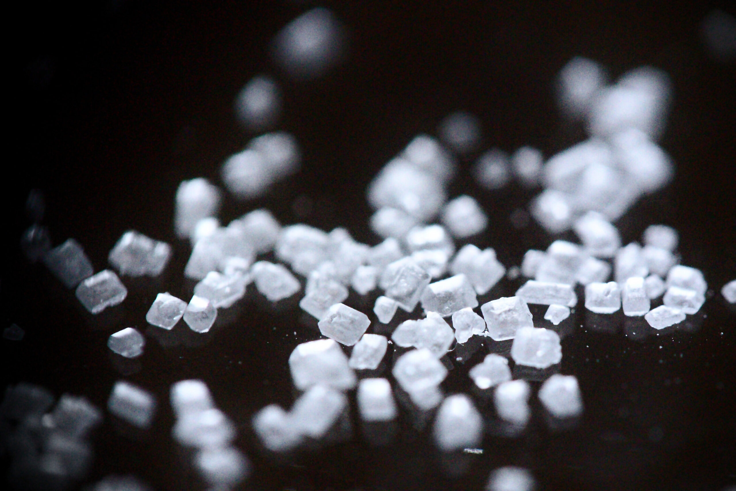 Photograph of sugar crystals