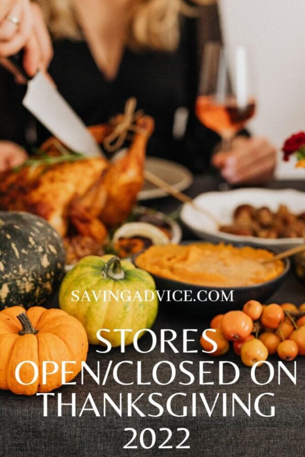 Retail Stores Open/Closed on Thanksgiving 2022 Blog