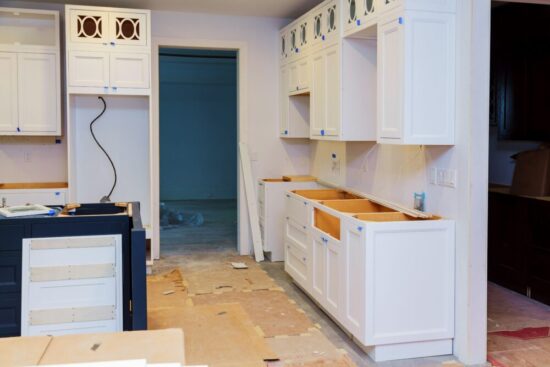 Kitchen in the middle of a remodel