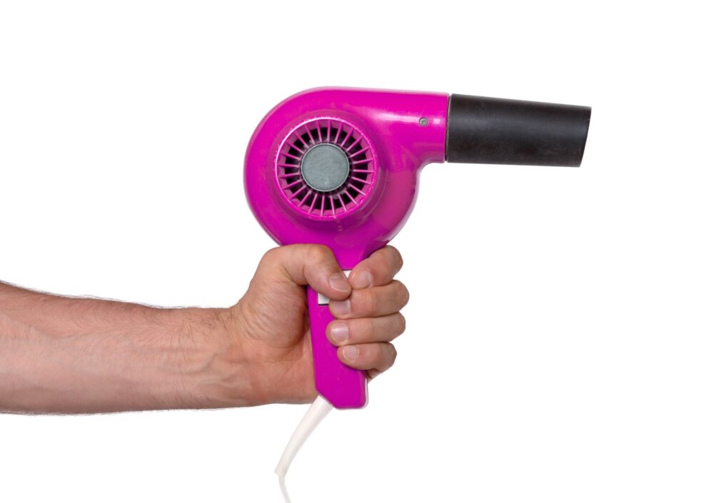 The Plastic Portable Hairdryer